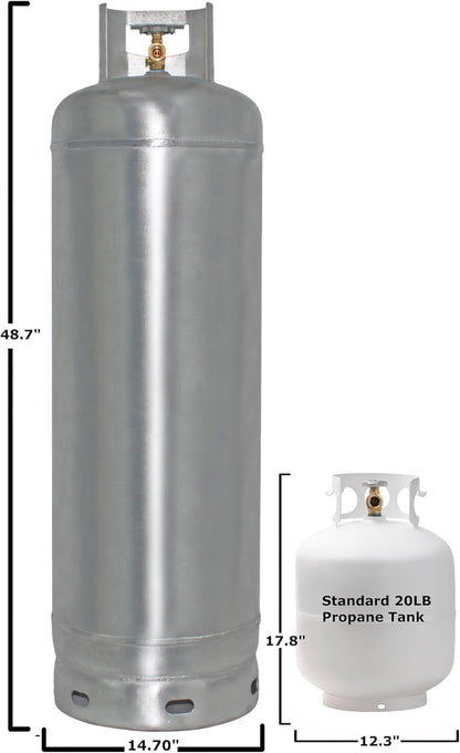 100Lb Steel Propane Tank Cylinder with Pol Valve