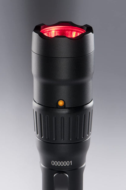 7600 Rechargeable Tactical Flashlight (Black)