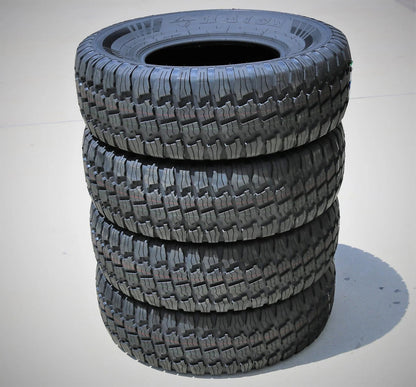 Pair of 2 (TWO) Haida Puma HD818 LT 235/75R15 104/101S Load C 6 Ply MT M/T Mud Tires