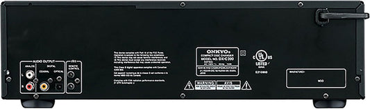 Onkyo DXC390 6-Disc CD Changer, Black