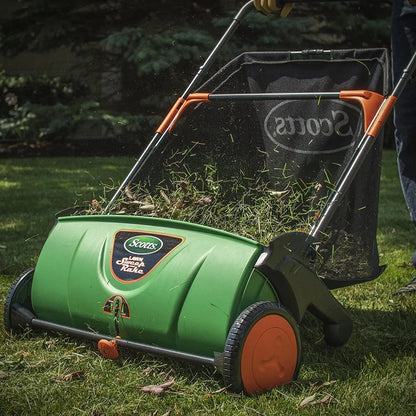 Scotts LSW70026S Push Lawn Sweeper, 26-Inch Sweeping Width, 3.6 Bushel Collection Bag