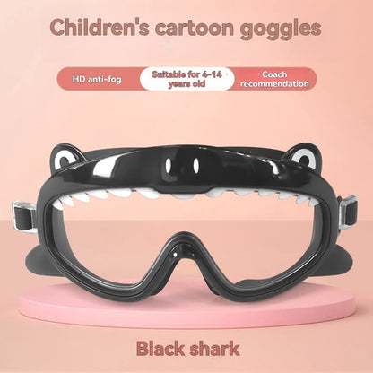 Cartoon Animal Kids Goggle - HD Anti-Fog Large-Frame Diving Gear