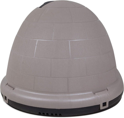 Petmate Indigo Dog House (Igloo Dog House, Made in USA with 90% Recycled Materials, All-Weather Protection Pet Shelter) for XL Dogs -90 to 125 pounds, Made in USA