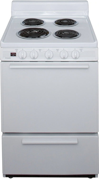 Premier 24 inch Electric Range (White)