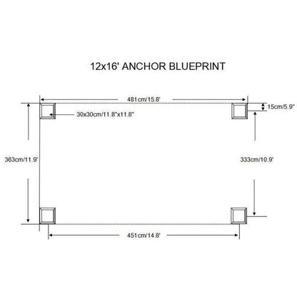 Alexander 16 Ft. W X 12 Ft. D Aluminum Patio Gazebo