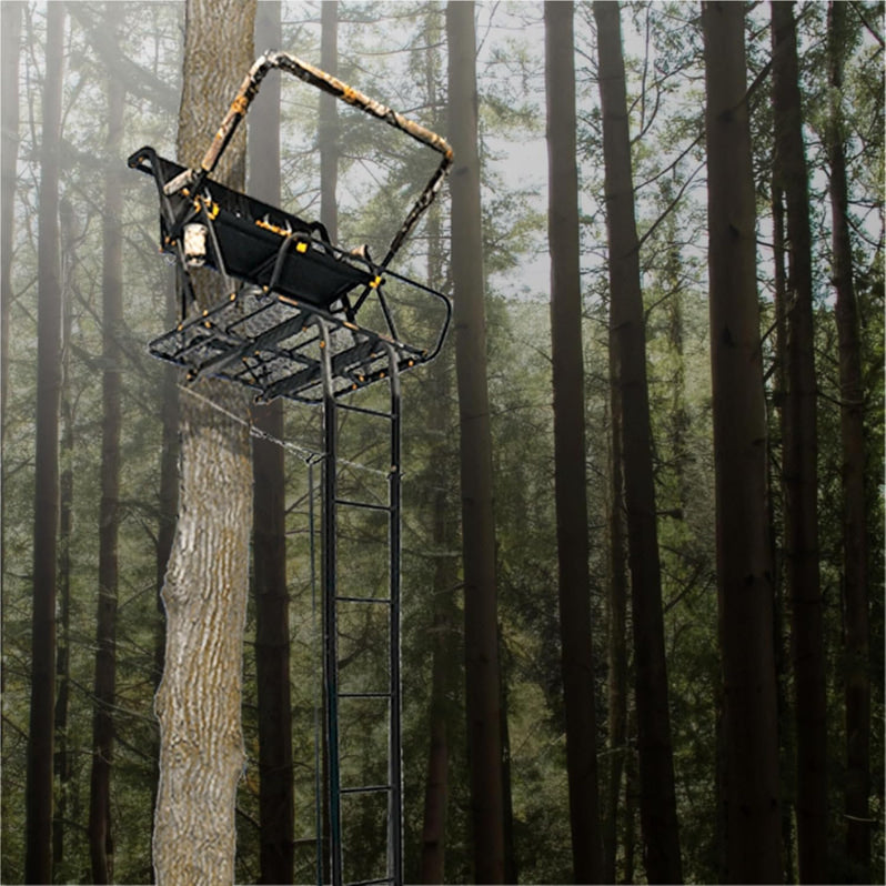 MUDDY Nexus XTL Ladder Tree Stand, 20ft, 500lb Capacity, 2-Person