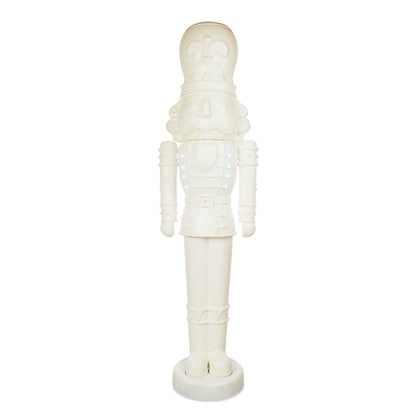Animated White Nutcracker Blow Mold, 75 in, 6.25 ft, by Holiday Time