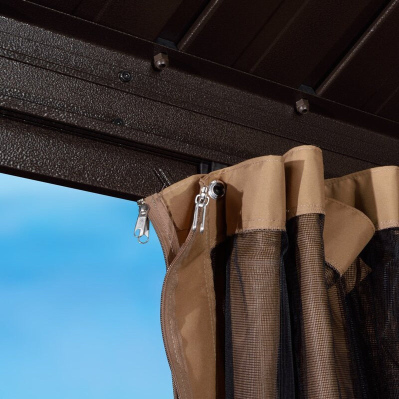 16 Ft. W x 12 FT. D Aluminum Patio Gazebo